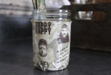 Duck Tape Mason Jars